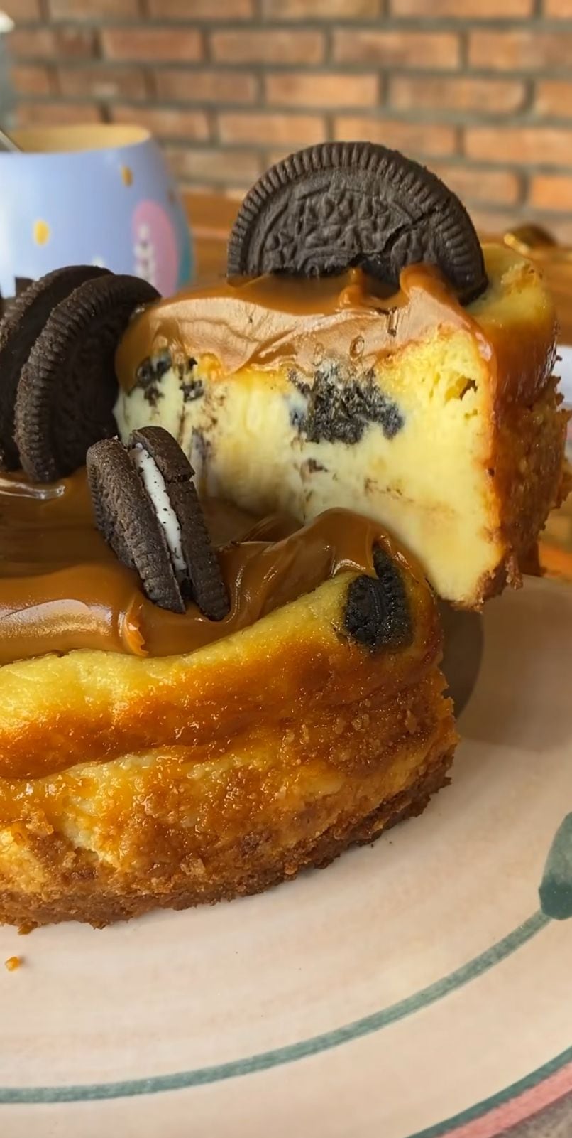 Cheesecake de Oreo.