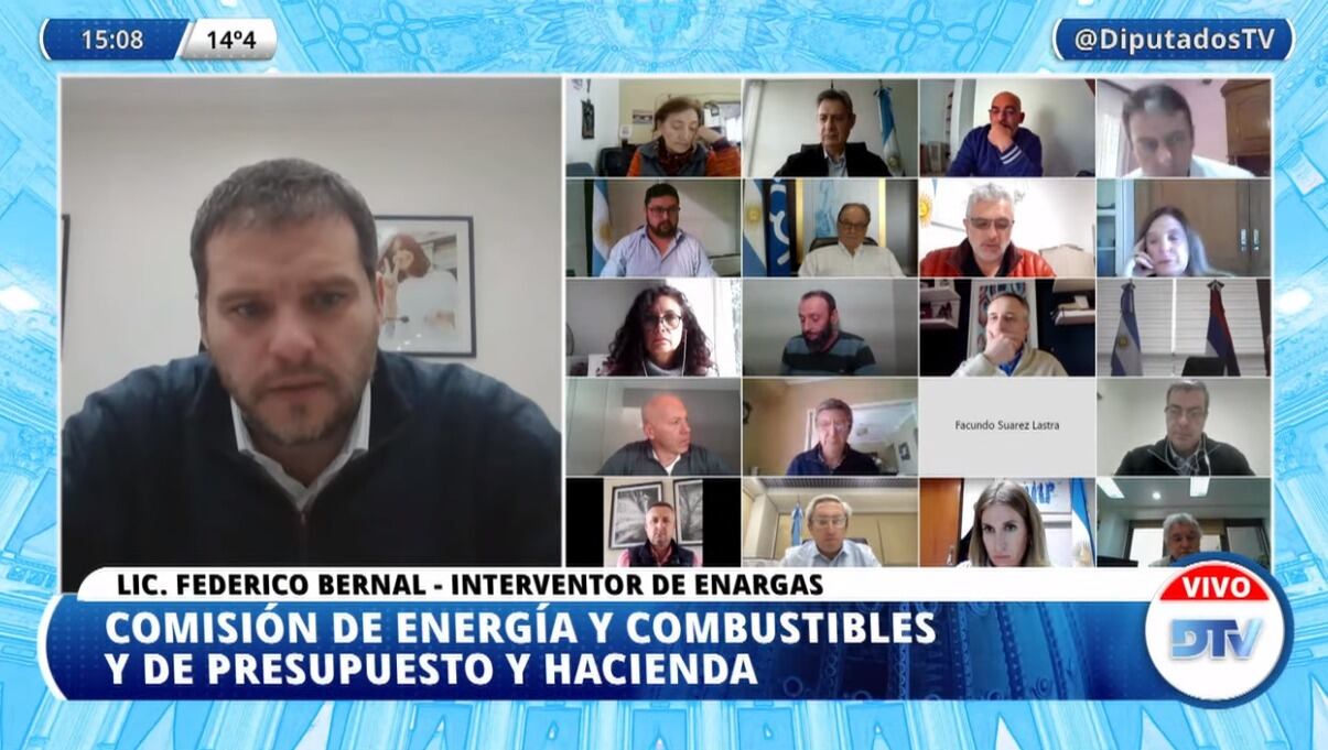 Reunión. Federico Bernal, interventor de Enargas, explicó los alcances de la iniciativa que reduce las tarifas de gas en diversas regiones del país. (Prensa Diputados)