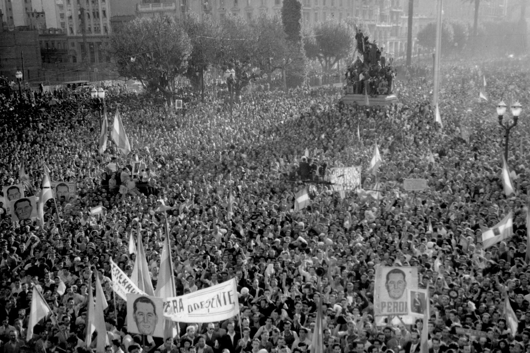 17 de octubre de 1945 (Foto: Archivo La Voz)