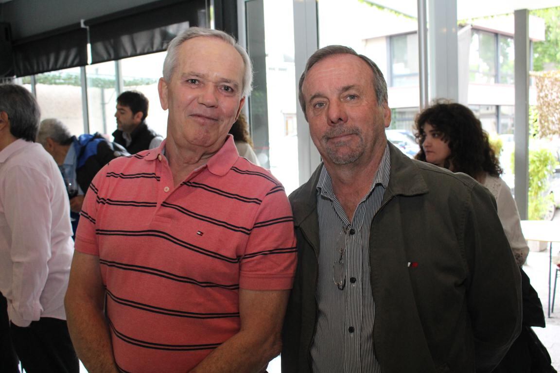 Walter Linna y Fabián Galarraga.