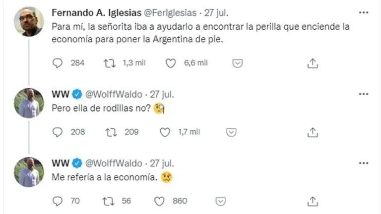 Los comentarios de los legisladores. 