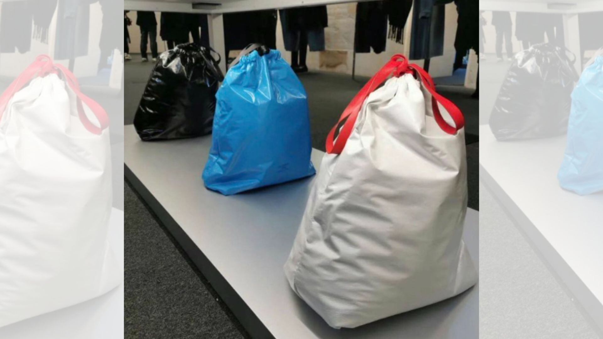 Balenciaga vende una lujosa bolsa de basura a 1.790 dólares y genera indignación en las redes. / Foto: Instagram