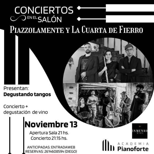 Conciertos en el salón.