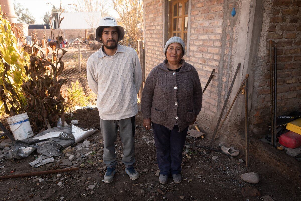 Luis Gutiérrez ha vivido las durezas del campo desde pequeño, ya que su mamá fue trabajadora golondrina. Foto: Ignacio Blanco / Los Andes