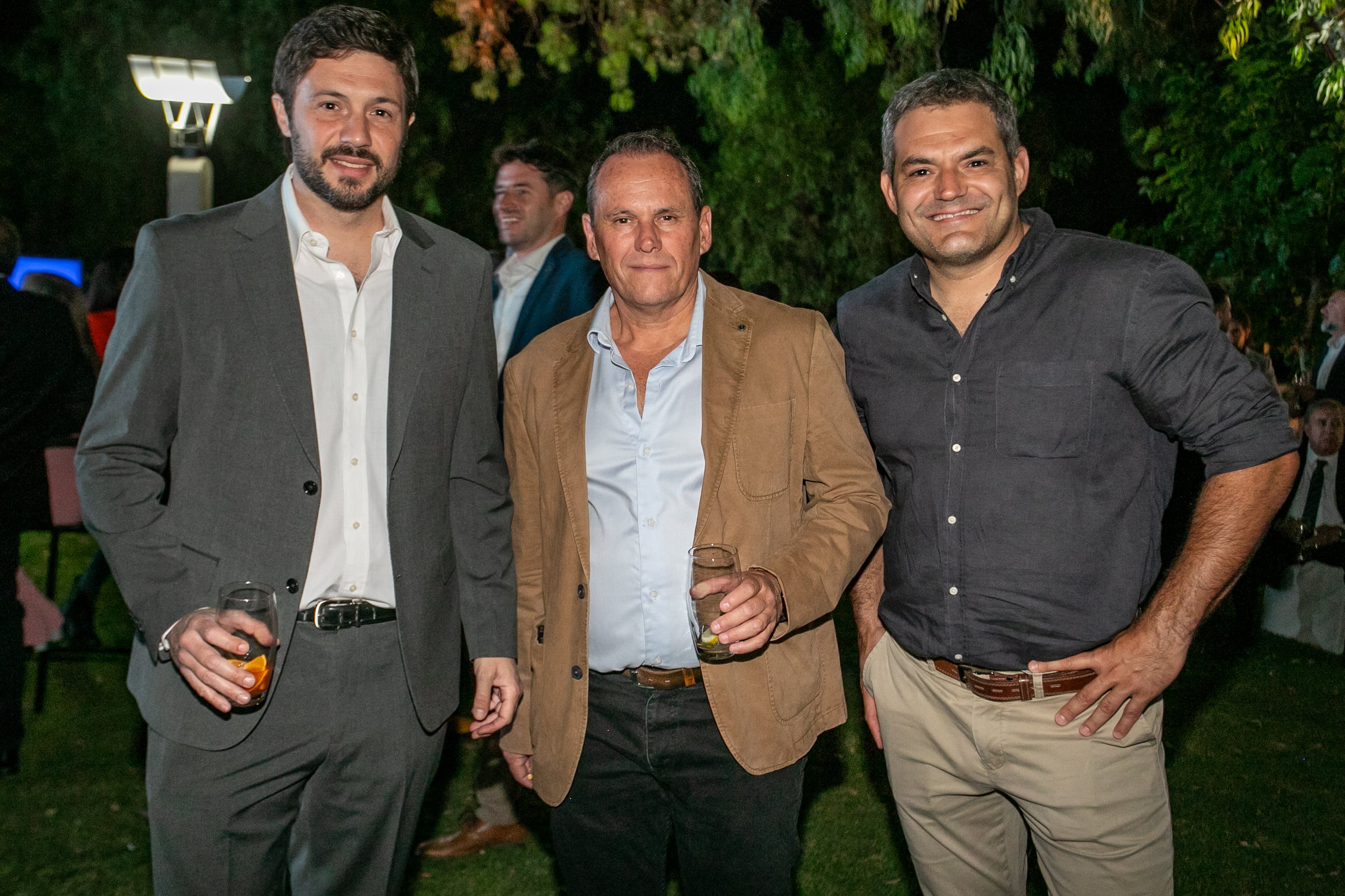 Martín Sanchís, Gustavo Bordas y Mario Medaura.