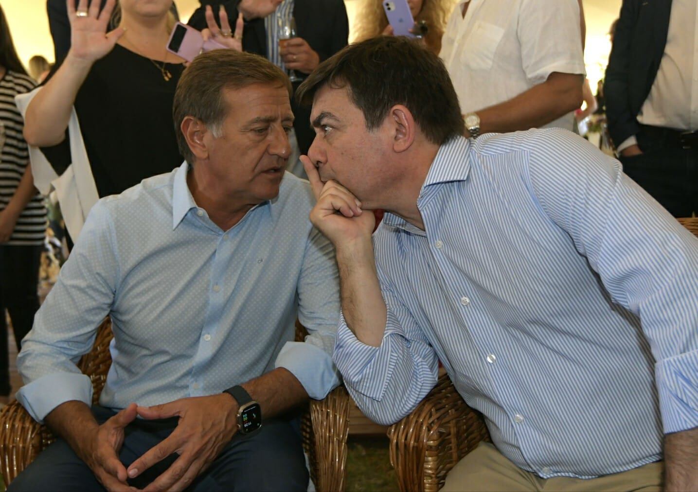 Rodolfo Suárez y Omar De Marchi. Foto: Orlando Pelichotti