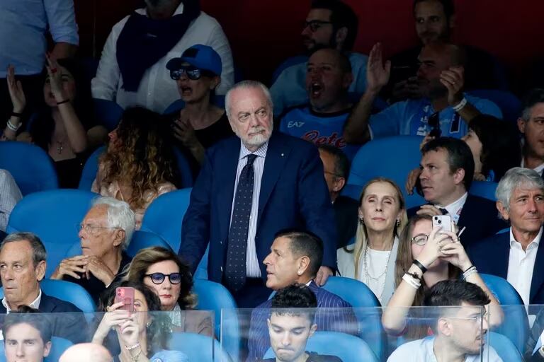 Aurelio De Laurentiis, presidente del Napoli