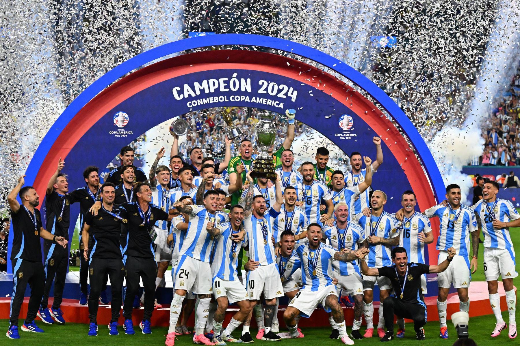 La selección argentina campeona de la Copa América