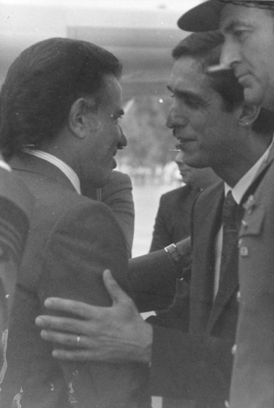 Menem junto al gobernador Rodolfo Gabrielli (1991-1995)