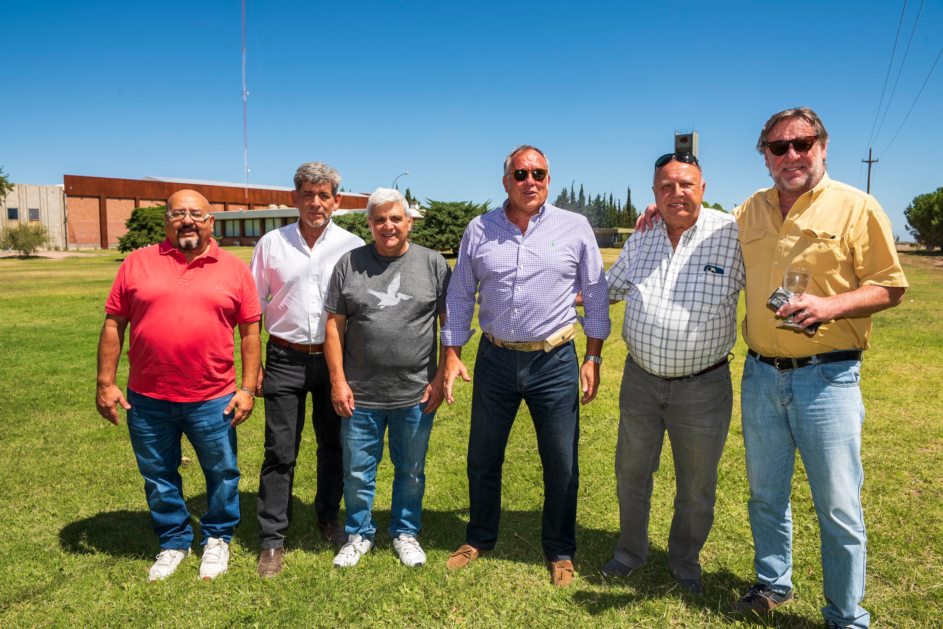 José Rizzo, Oscar Galiano, Víctor Fera, Carlos Parrella Furlán, Rubén Pontel y Daniel Tardito.