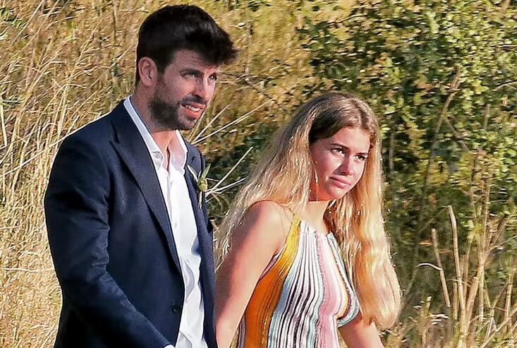 Gerard Piqué y Clara Chía Marti, la joven con la que engañó a Shakira, la madre de sus hijos (Web)