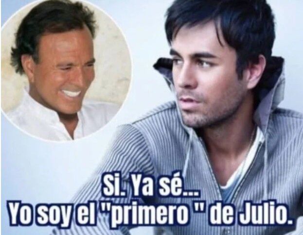 Llegó julio (el mes) y, con él, los mejores e infaltables memes de Julio Iglesias. Foto: Twitter.