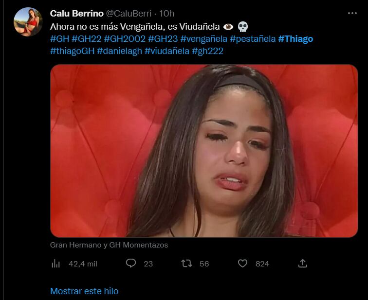 Las redes no le creyeron el llanto a Daniela y sí a Nacho tras la salida de Thiago