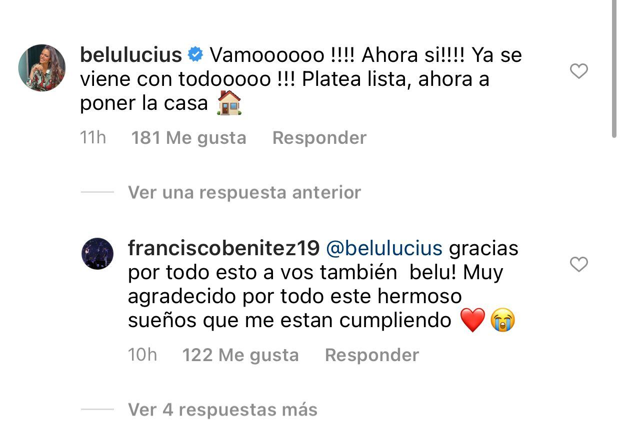 Francisco Benítez tuvo algunos problemas antes de tener la casa que le regaló Belu Lucius.