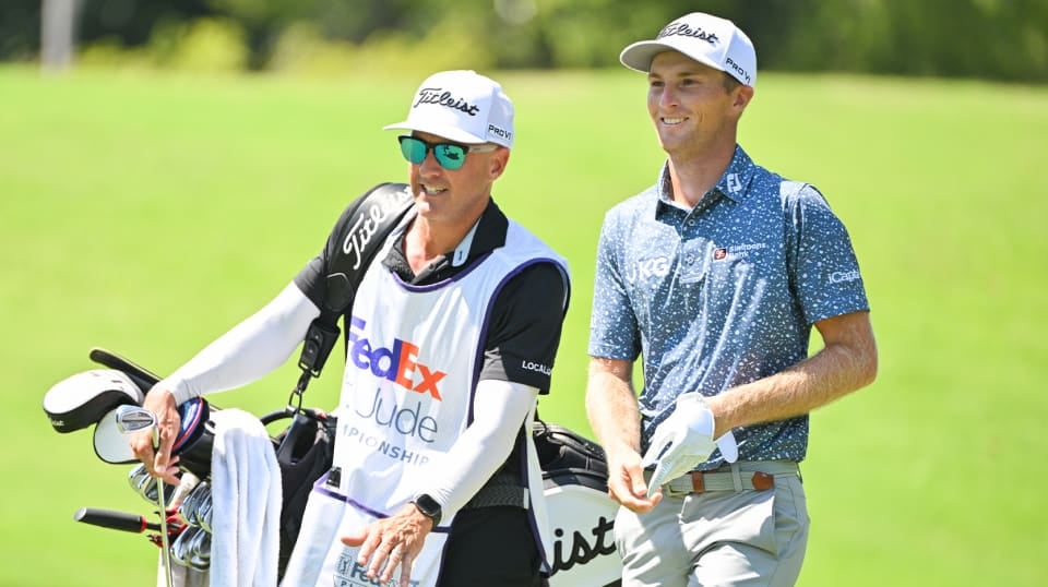 Esta es la primera semana que Joel Stock trabaja para Zalatoris, después que este se separara de su amigo Ryan Goble en medio del Wyndham Championship una semana antes.