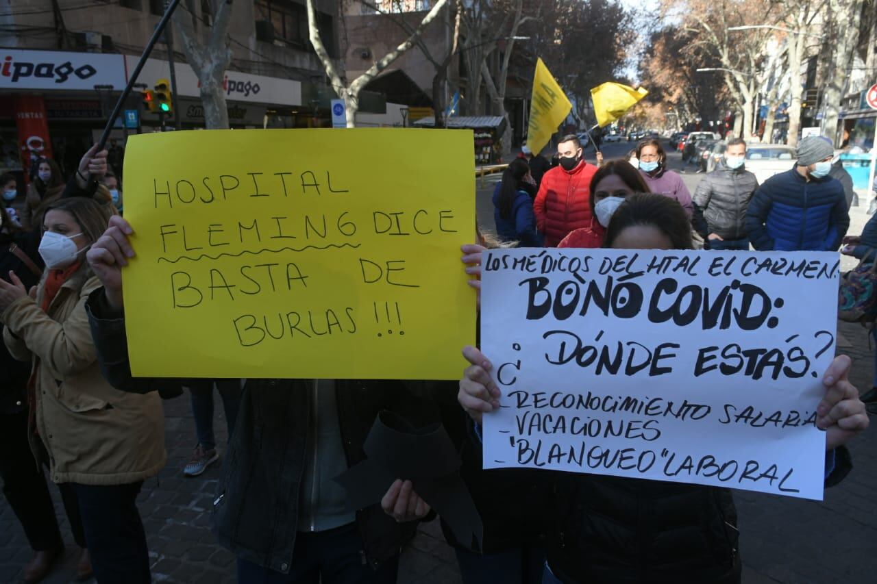 El gremio que nuclea a trabajadores de la Salud  se manifestó en contra de la oferta salarial.