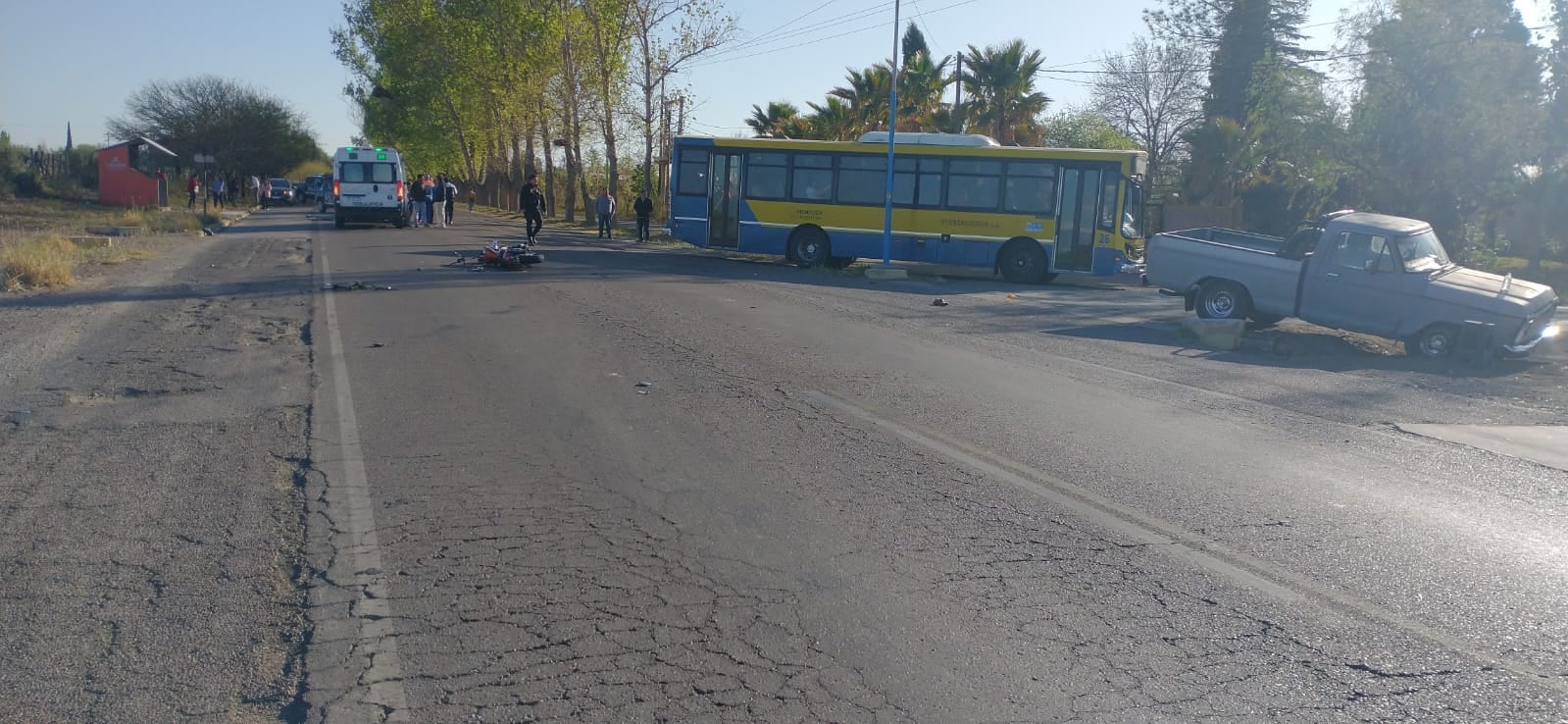 Murió un motociclista en Lavalle. Gentileza / Ministerio de Seguridad