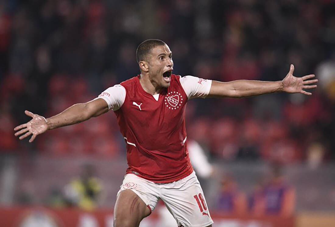 Leandro Iván Benegas, el mendocino goleador de Independiente.  