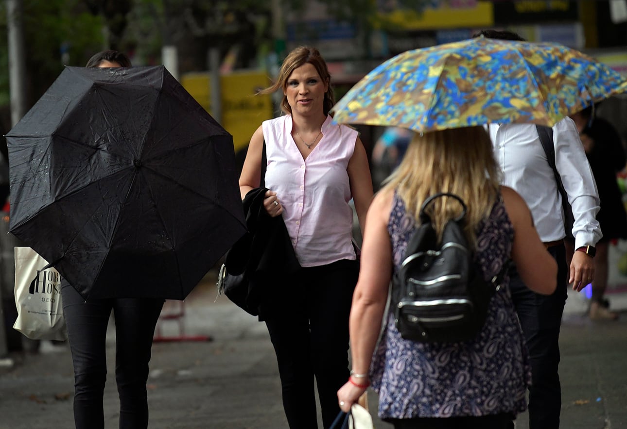 Las tormentas podrían llegar el miércoles al Gran Mendoza. / Orlando Pelichotti 