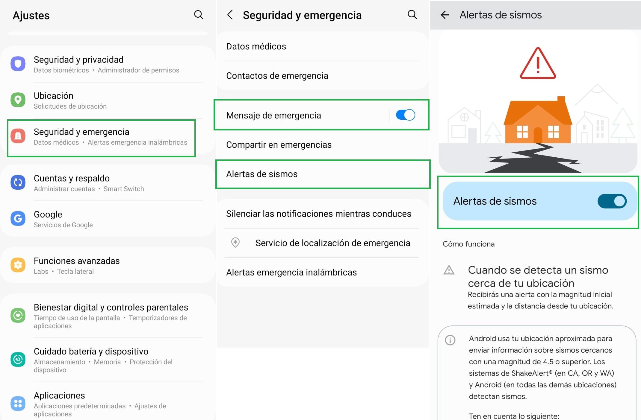 Sistema de alertas de terremotos: cómo activar la herramienta de los teléfonos Android que avisa en tiempo real