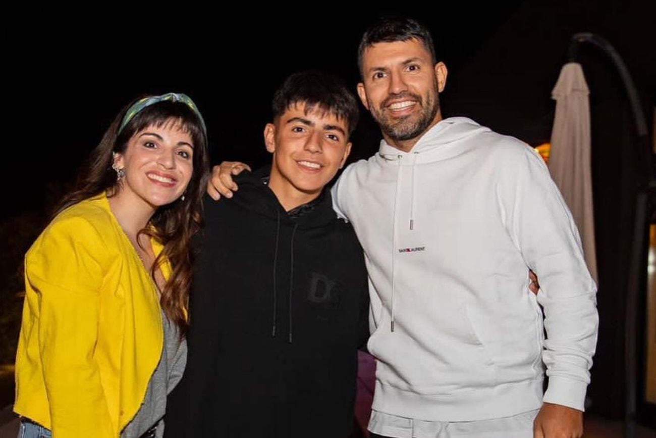 Benjamín Agüero y el posteo para su abuelo en el día de su cumpleaños.