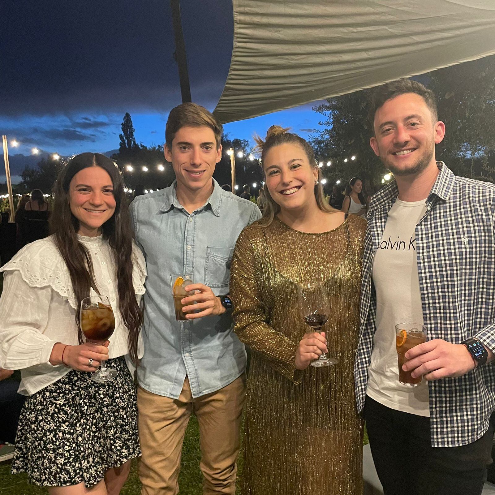 Valentina Gaspar, Enzo Zanghi, Florencia Mouradian y Nicolás Schmidt.