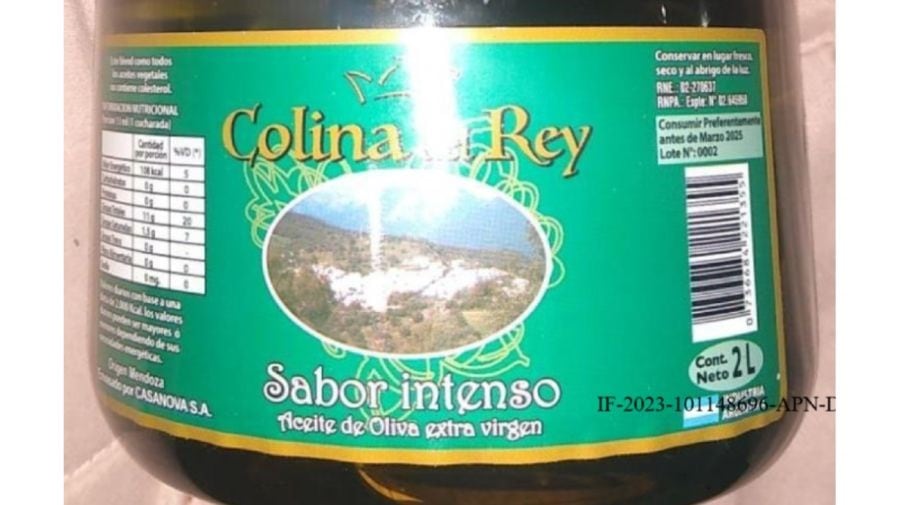 El aceite de oliva "mendocino" prohibido por Anmat