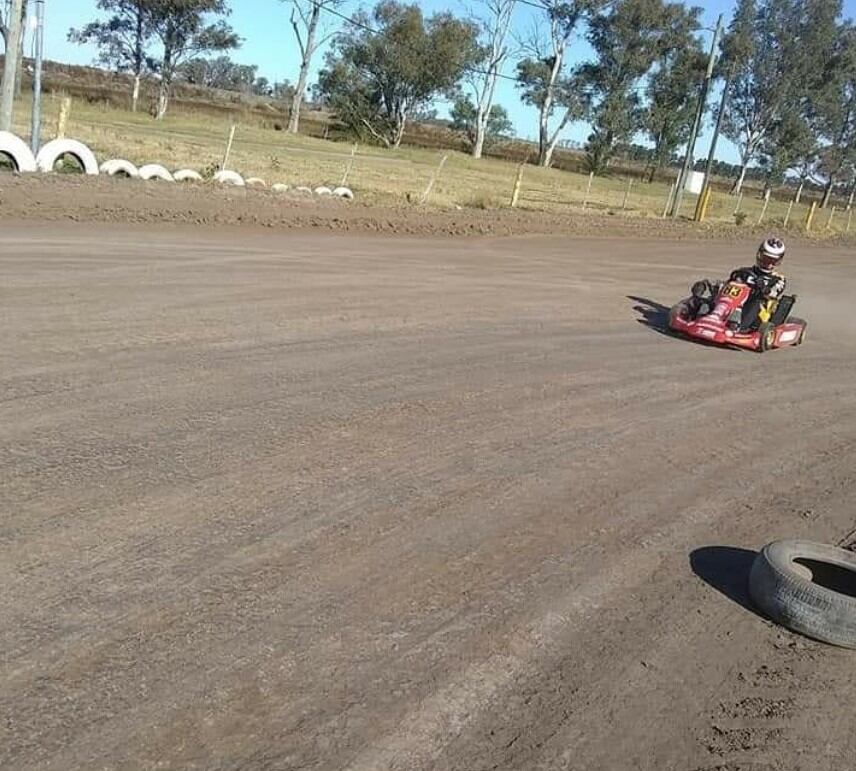 Facundo Ardusso giró este domingo sobre un karting en Las Parejas tras varios meses sin actividad por el Covid - 19.