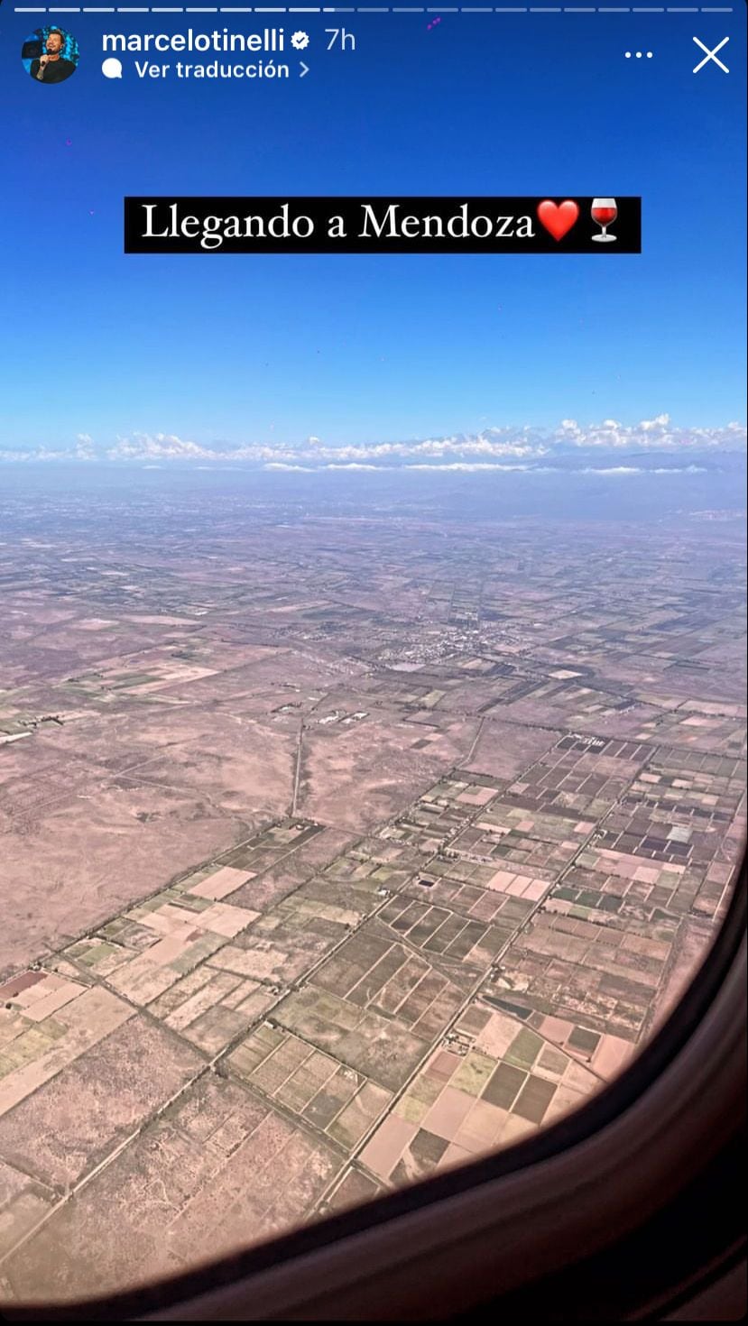 Marcelo Tinelli está en Mendoza