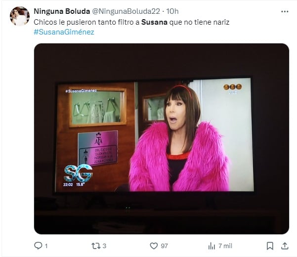 Memes por la vuelta de Susana Giménez a la televisión (X)