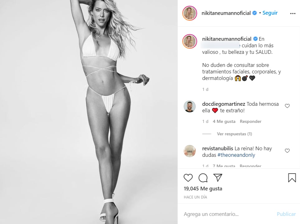 La modelo derritió varios corazones en Instagram.