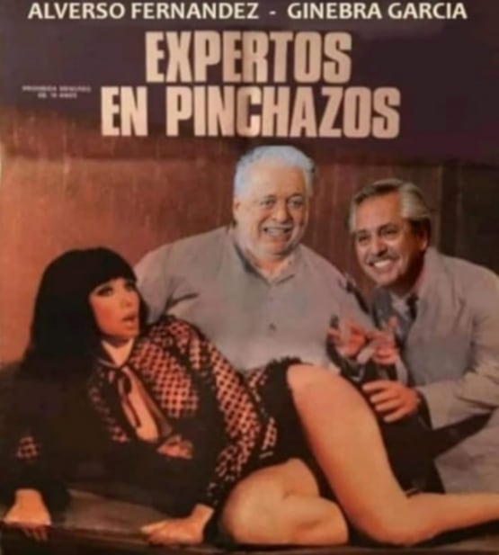 "Experto en pinchazos", la parodia de Moria Casán a Alberto y Ginés