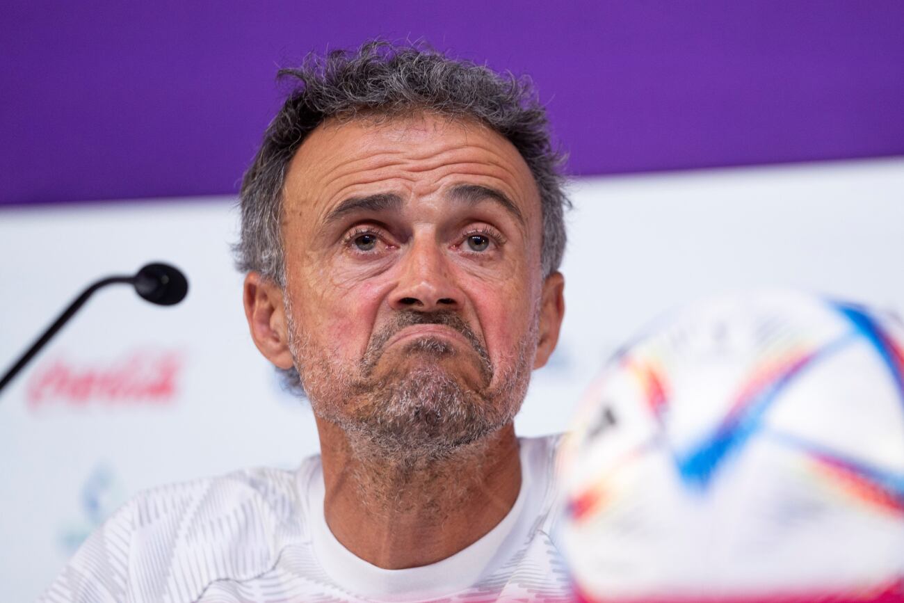 Luis Enrique, DT de España. / Foto: AP