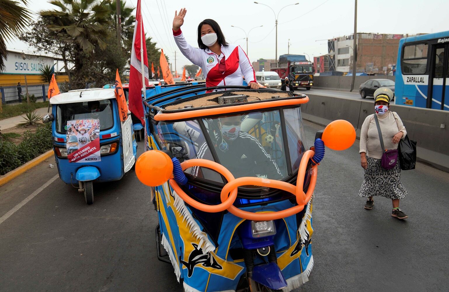 Campaña de Keiko Fujimori, candidata presidencial en Perú - 