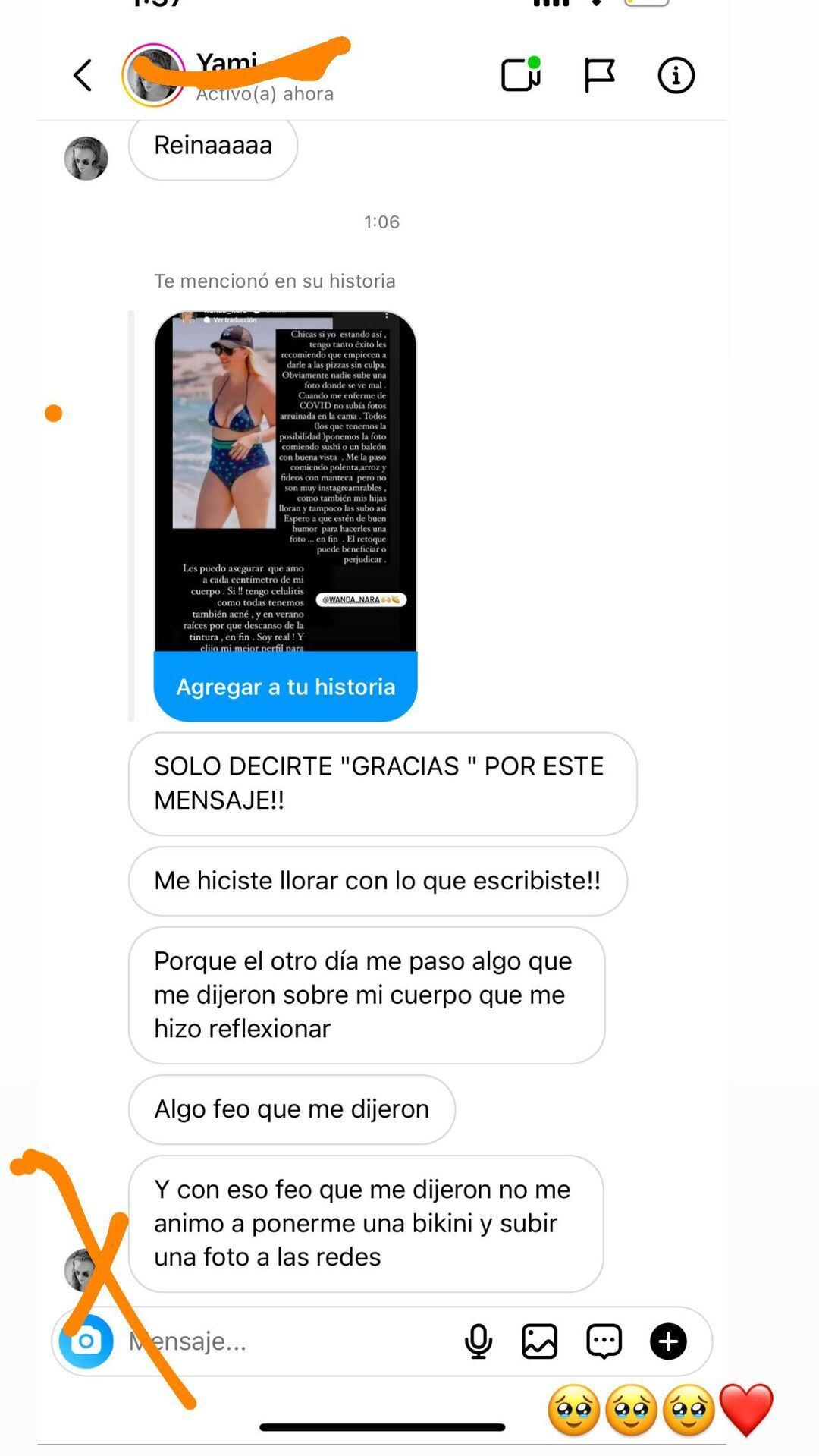 Wanda Nara le contestó a quienes la critican por usar filtros en las fotos de Instagram