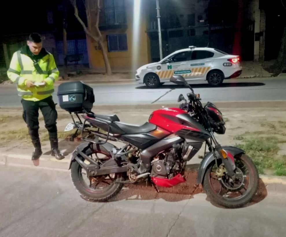 Preventores recuperaron una moto que había sido robada