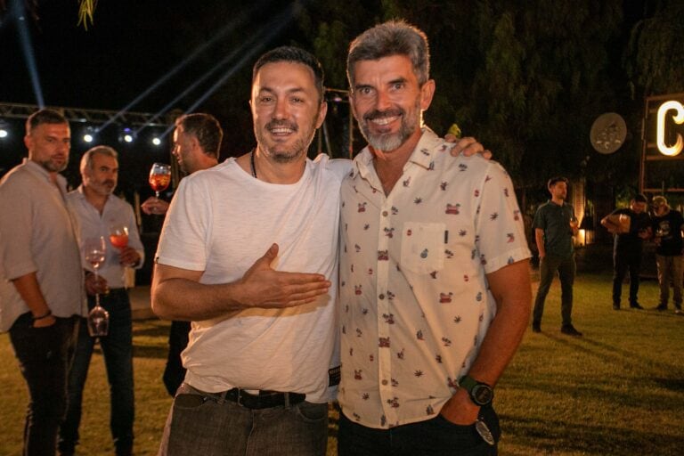 Luis Petri y Ulpiano Suárez. - Foto: Walter Talotti