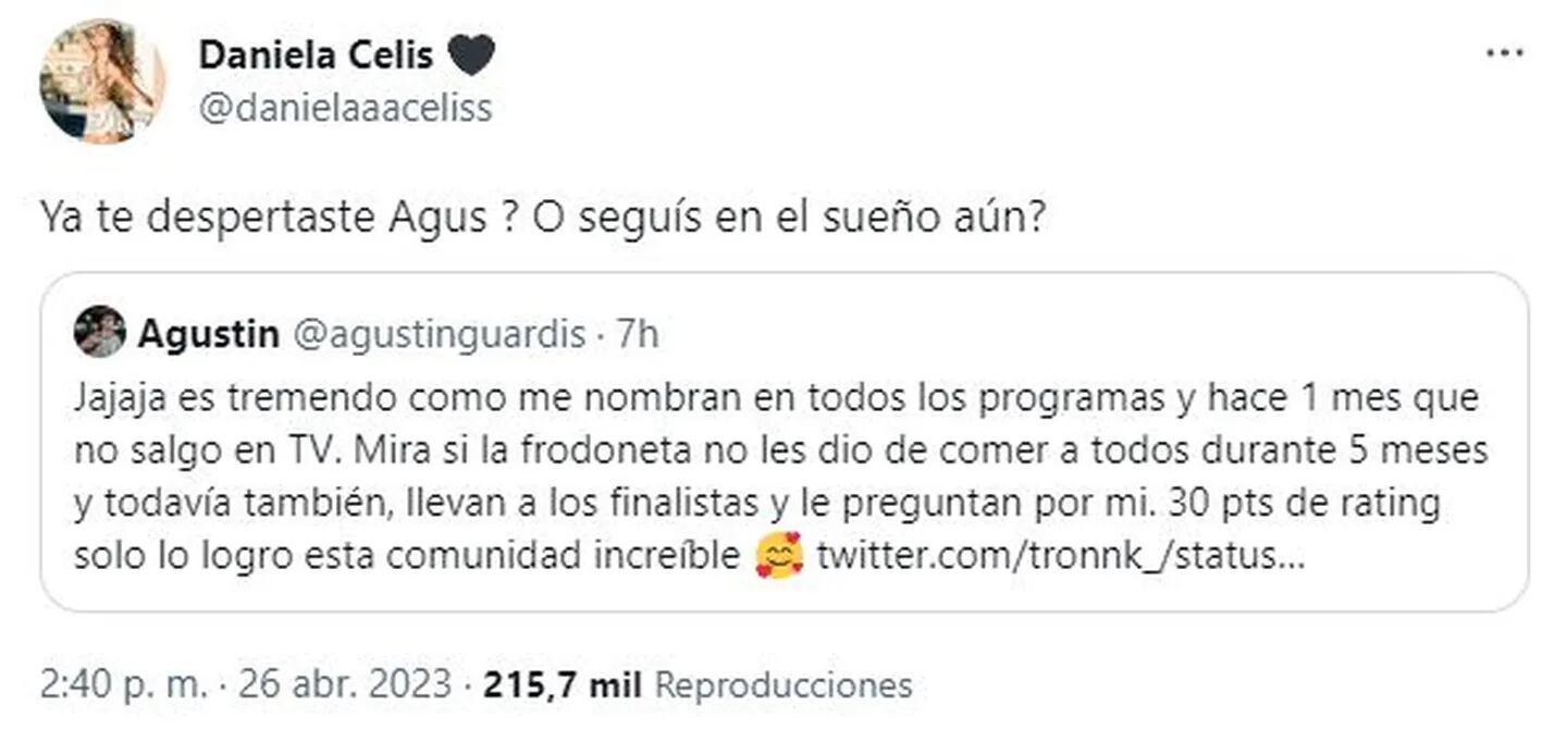 Daniela de Gran Hermano, mostró su departamento.