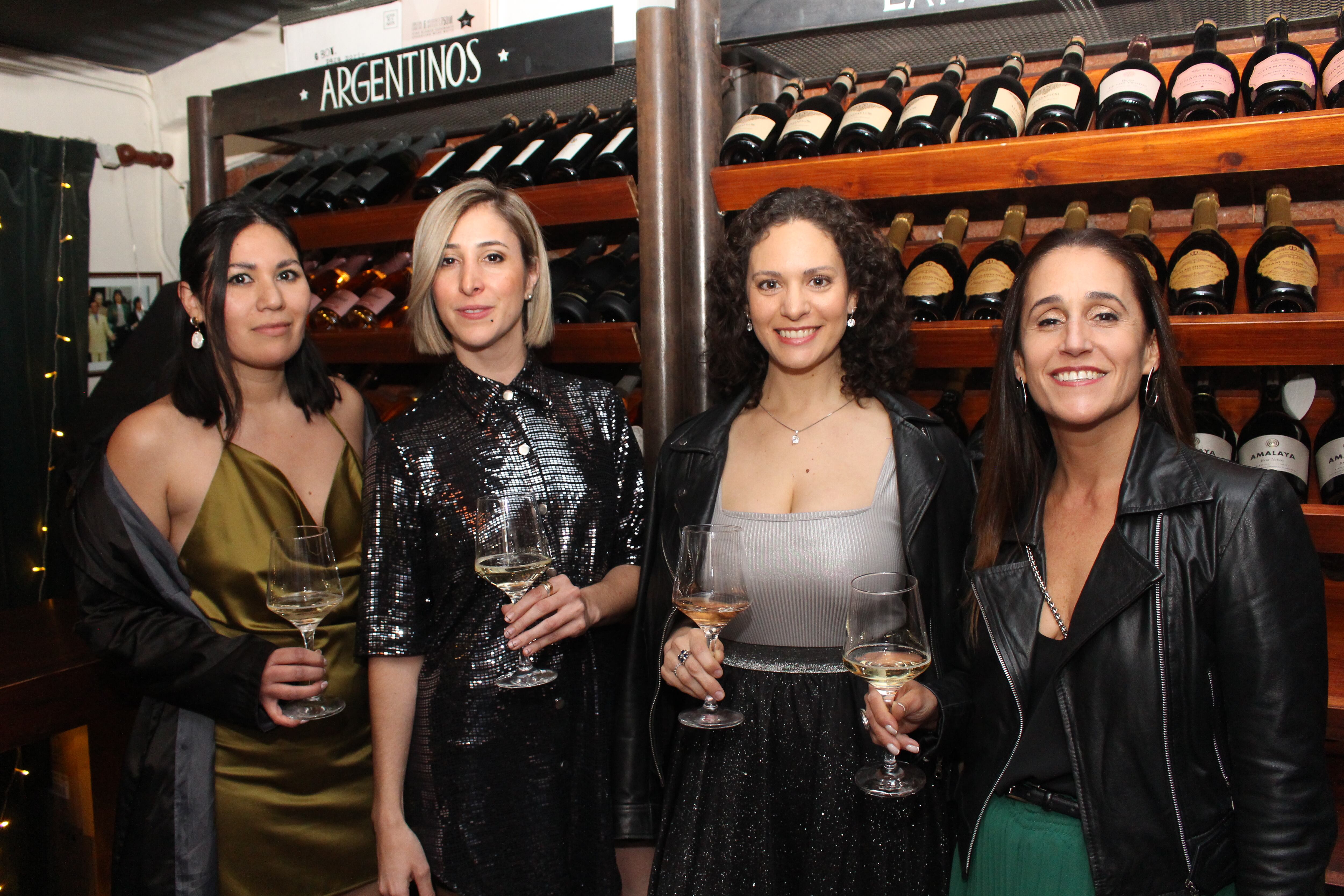 Milena Villavicencio, Virginia Miranda, Juliana Angeloni y Jessica Giordano.