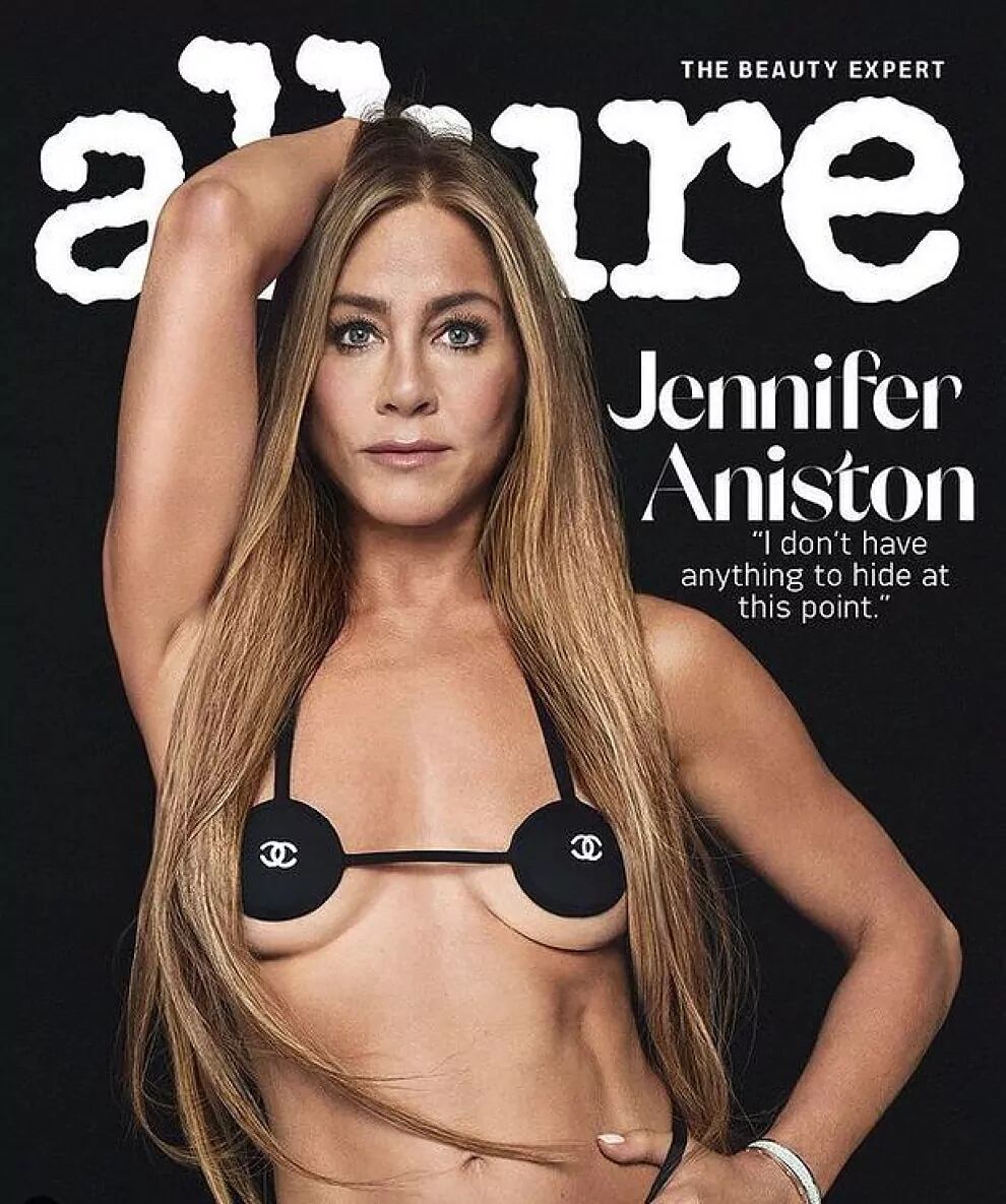 Jennifer Aniston recreó su foto en bikini y la recotizó.