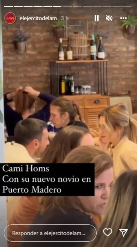 Camila Homs ya se muestra junto a un joven apuesto y misterioso.