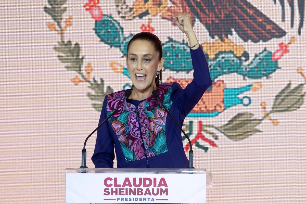 La izquierdista Claudia Sheinbaum, la primera mujer en llegar a la presidencia de México (Foto gentileza)