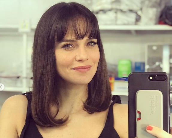 Luz Cipriota y su nuevo look para la serie de Luis Miguel