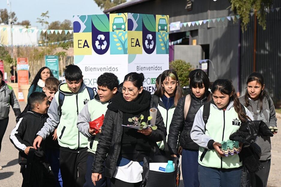 Apertura de la Expo Ambiental en Godoy Cruz.