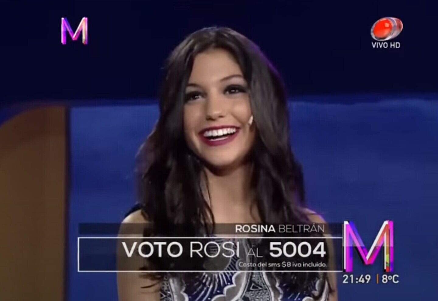 En 2016, Rosina fue finalista de un reality en Uruguay