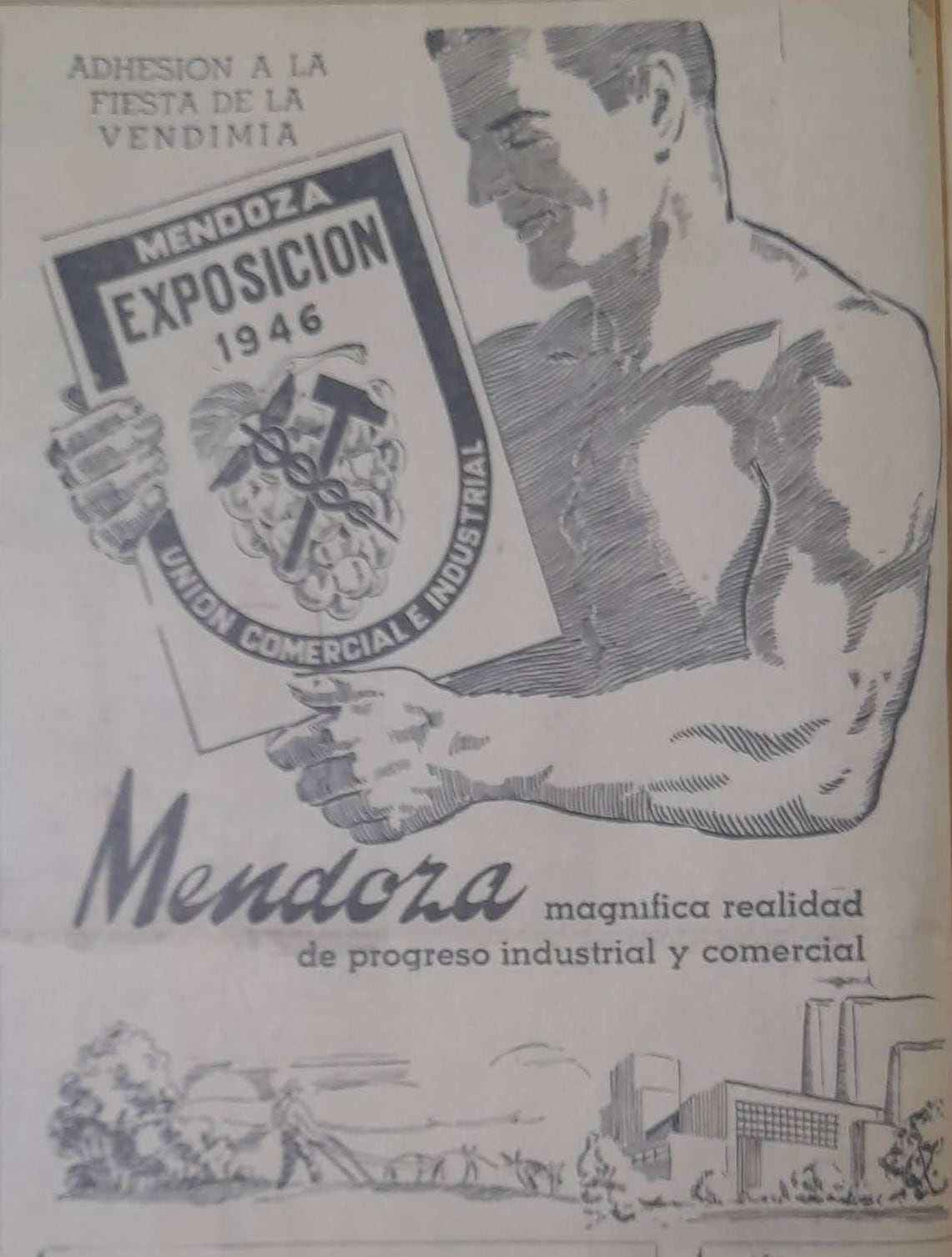 Publicidad de la UCIM sobre su exposición industrial de 1946