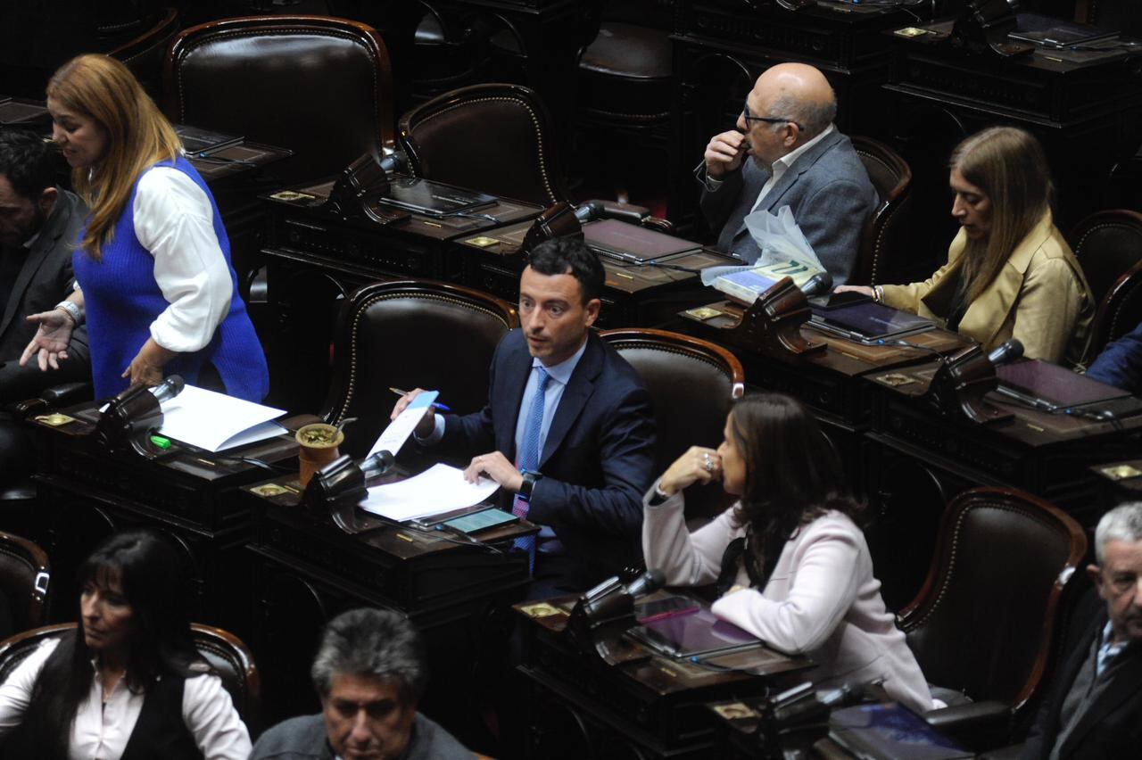 El jefe del bloque UCR, Rodrigo De Loredo, encabezó el pedido de sesión (Foto: Federico López Claro)