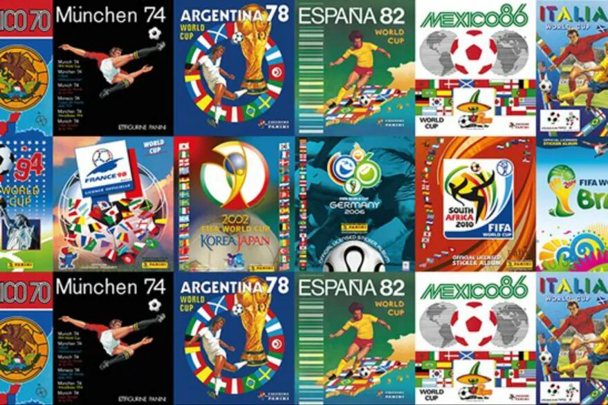 Panini acompañando a FIFA a lo largo de la historia.