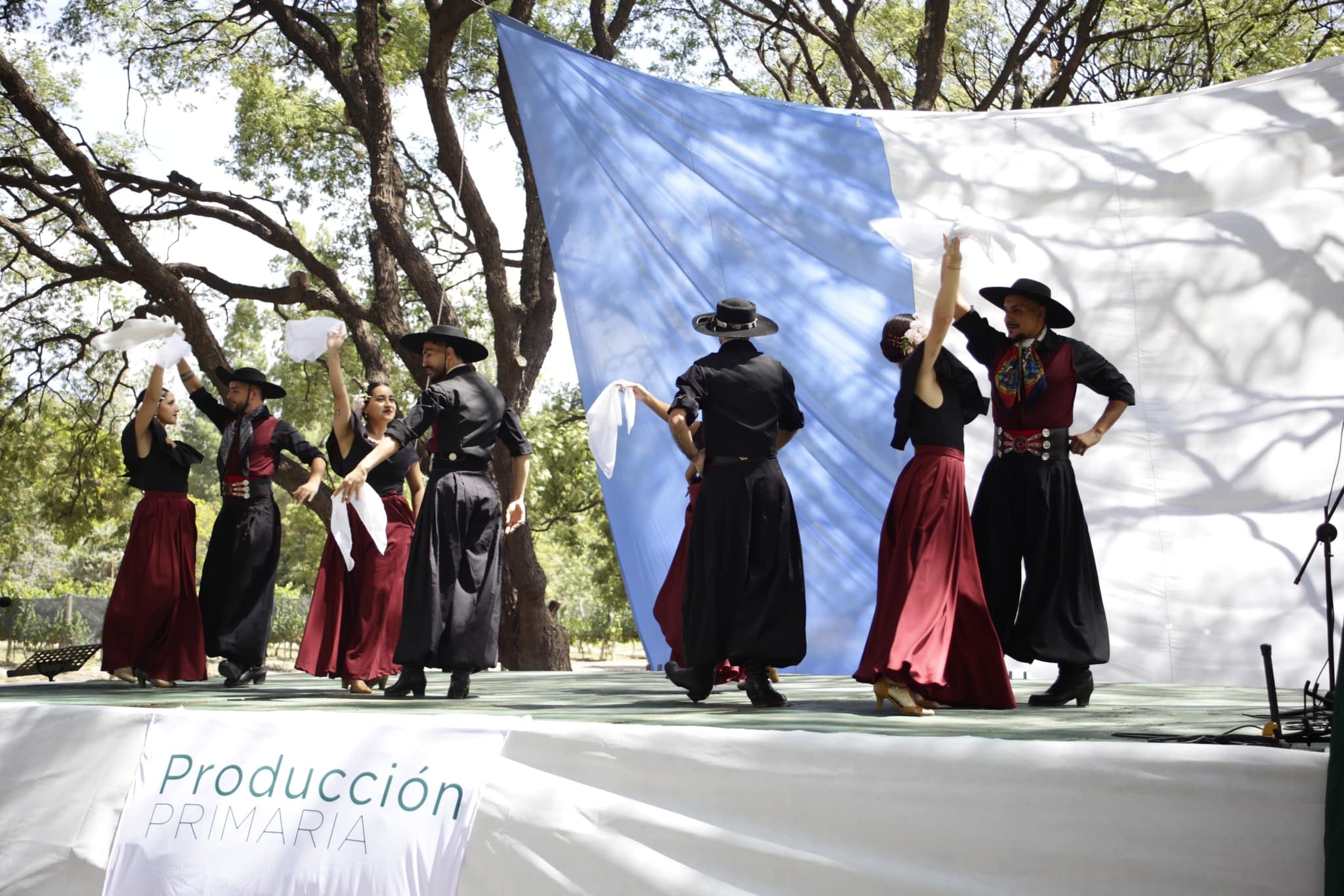 Los números artísticos matizaron la jornada que tuvo como corolario el anuncio del lanzamiento de la segunda edición del Programa de Apoyo para Pequeños Productores Vitivinícolas de Argentina (PROVIAR).