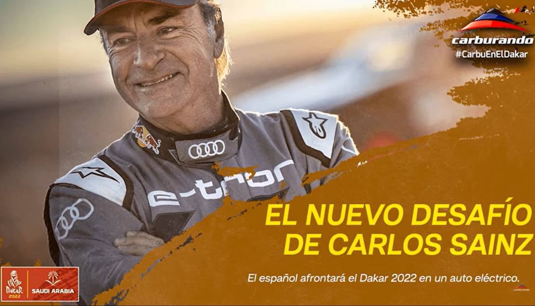 Carlos Sainz y el desafío para el Dakar 2022